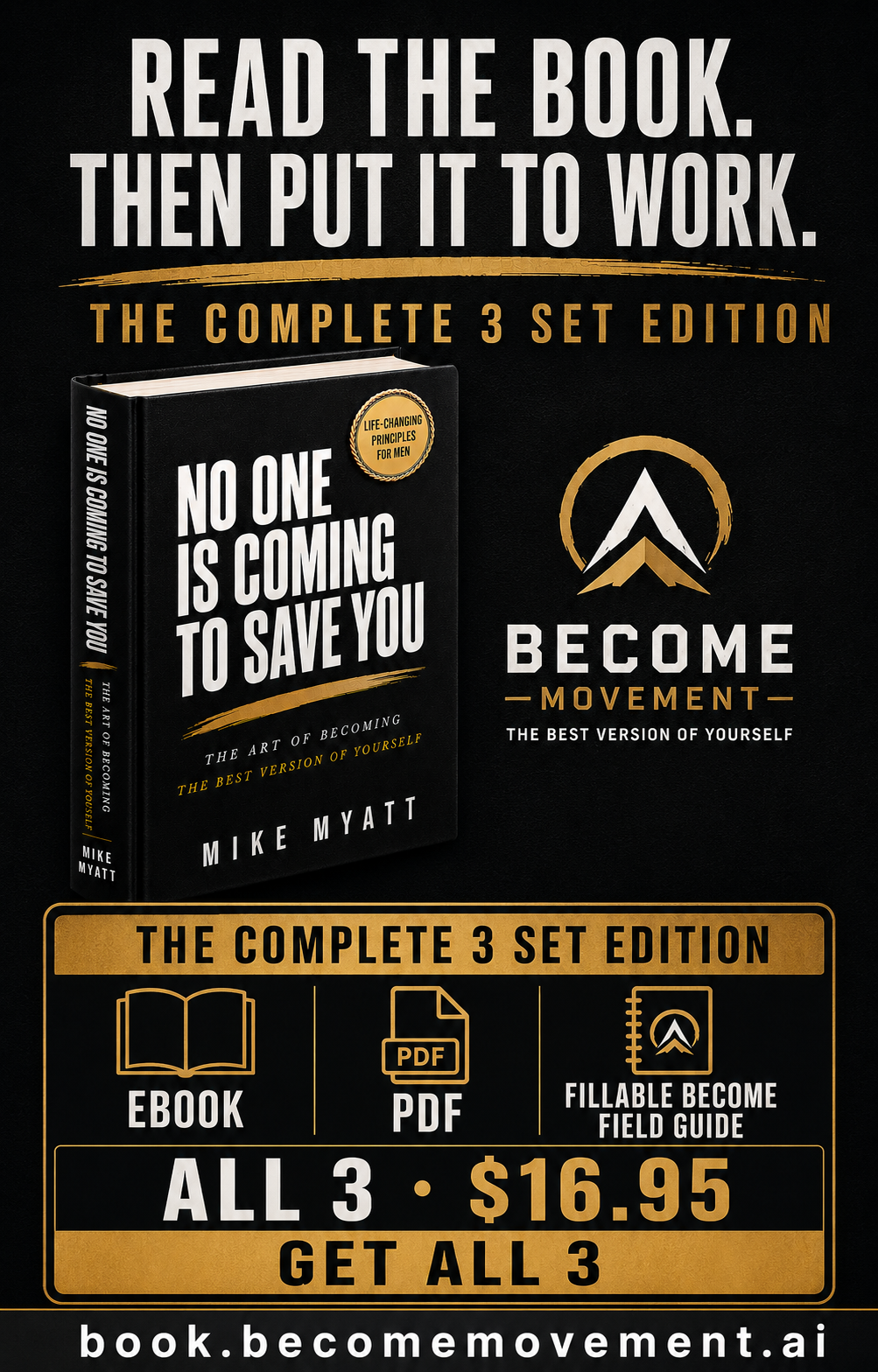 The Complete 3 Set Become Edition: ebook, PDF book, and fillable Field Guide